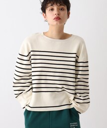OPAQUE.CLIP | 【C】ワイドボーダーニット(ニット/セーター)