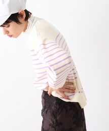 OPAQUE.CLIP | 【C】ワイドボーダーニット(ニット/セーター)