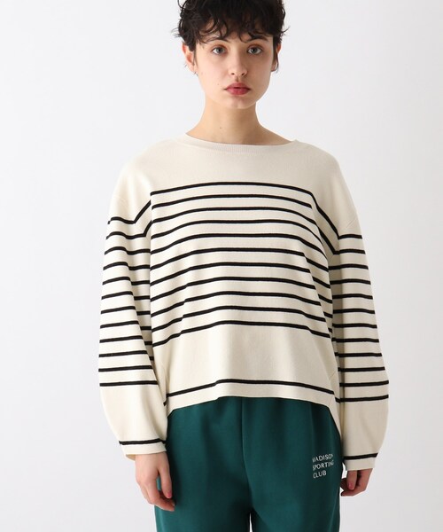 OPAQUE.CLIP（オペークドットクリップ）の「◆【C】ワイドボーダーニット（ニット/セーター・レディース・ライトパープル/オレンジ系その他4/ブラック系2/ブルー系2・00）」の17枚目の写真