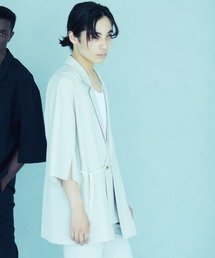 TAUPE | 【TAUPE / トープ】22SS ハーフスリーブレイヤードジャケット(テーラードジャケット)