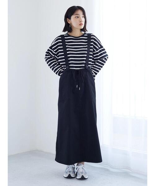 Petit fleur（プチフルール）の「・Petit Fleur ボーダーロンT（Tシャツ/カットソー・レディース・オフホワイト/パープル/イエロー/ブラック・FREE）」の22枚目の写真