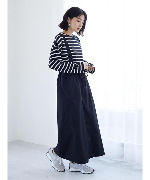 Petit fleur（プチフルール）の「・Petit Fleur ボーダーロンT（Tシャツ/カットソー・レディース・オフホワイト/パープル/イエロー/ブラック・FREE）」の21枚目の写真