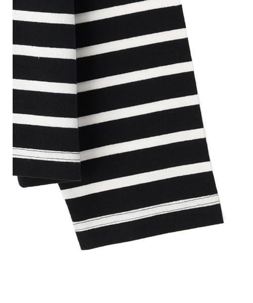 Petit fleur（プチフルール）の「・Petit Fleur ボーダーロンT（Tシャツ/カットソー・レディース・オフホワイト/パープル/イエロー/ブラック・FREE）」の11枚目の写真