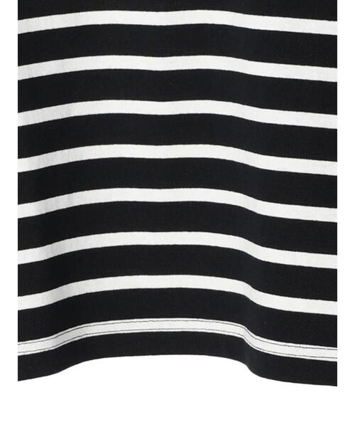 Petit fleur（プチフルール）の「・Petit Fleur ボーダーロンT（Tシャツ/カットソー・レディース・オフホワイト/パープル/イエロー/ブラック・FREE）」の10枚目の写真