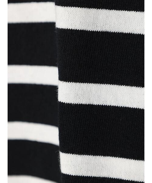 Petit fleur（プチフルール）の「・Petit Fleur ボーダーロンT（Tシャツ/カットソー・レディース・オフホワイト/パープル/イエロー/ブラック・FREE）」の9枚目の写真