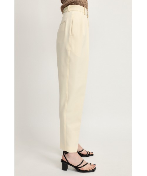 SLY（スライ）の「TUCK TAPERED PT タック テーパード パンツ（スラックス・レディース・レッド/ブラック/アイボリー・2/1）」の11枚目の写真