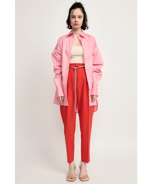 SLY（スライ）の「TUCK TAPERED PT タック テーパード パンツ（スラックス・レディース・レッド/ブラック/アイボリー・2/1）」の18枚目の写真