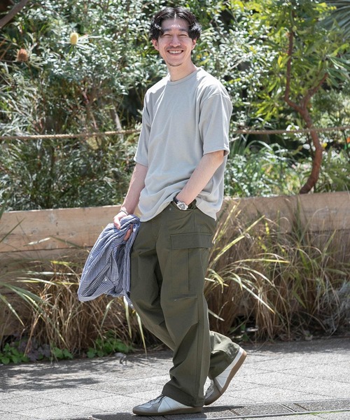 ITEMS URBANRESEARCH（アイテムズ アーバンリサーチ）の「『UR TECH ひやサラクール』 Air Dry ライトポンチ トップス（Tシャツ/カットソー・メンズ・ブラック/ブラウン/グレー系その他・MEDIUM/LARGE）」の14枚目の写真