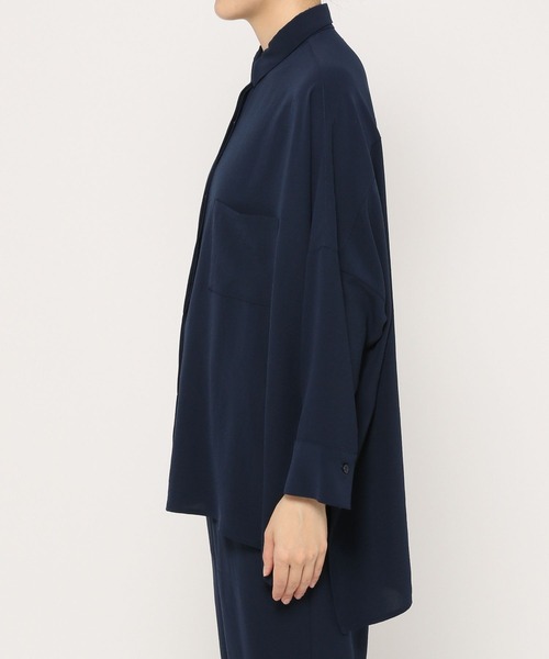 LEPSIM（レプシィム）の「マルチキノウデザインシャツ　262554（シャツ/ブラウス・レディース・モカ/ネイビー/カーキ・FREE）」の18枚目の写真