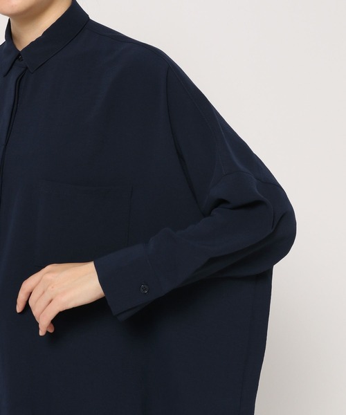 LEPSIM（レプシィム）の「マルチキノウデザインシャツ　262554（シャツ/ブラウス・レディース・モカ/ネイビー/カーキ・FREE）」の15枚目の写真