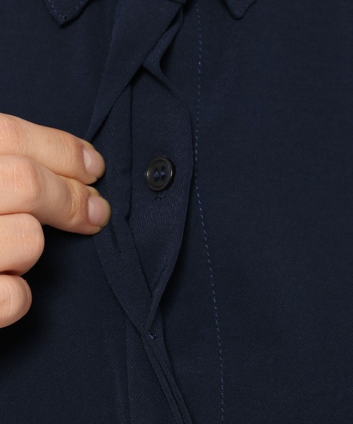 LEPSIM（レプシィム）の「マルチキノウデザインシャツ　262554（シャツ/ブラウス・レディース・モカ/ネイビー/カーキ・FREE）」の13枚目の写真