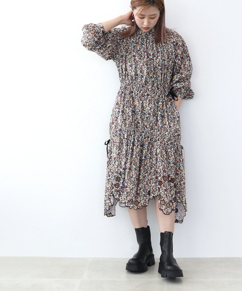 Hart(ハート)の「Hart / flower print long dress(フラワープリントワンピース)(ワンピース・レディース・マルチ・38)」の1枚目の写真