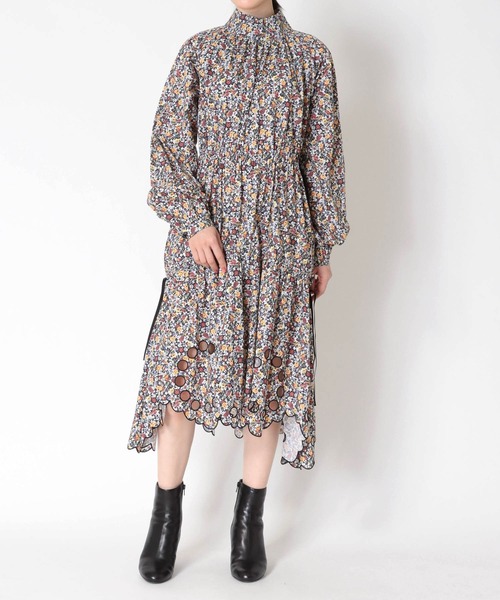 Hart(ハート)の「Hart / flower print long dress(フラワープリントワンピース)(ワンピース・レディース・マルチ・38)」の14枚目の写真