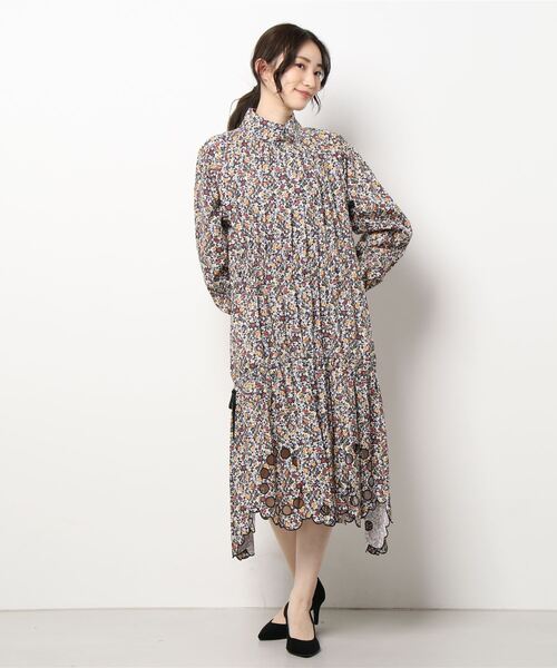 Hart(ハート)の「Hart / flower print long dress(フラワープリントワンピース)(ワンピース・レディース・マルチ・38)」の4枚目の写真
