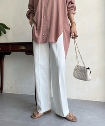 【新色追加】シェルタリングストレートパンツ