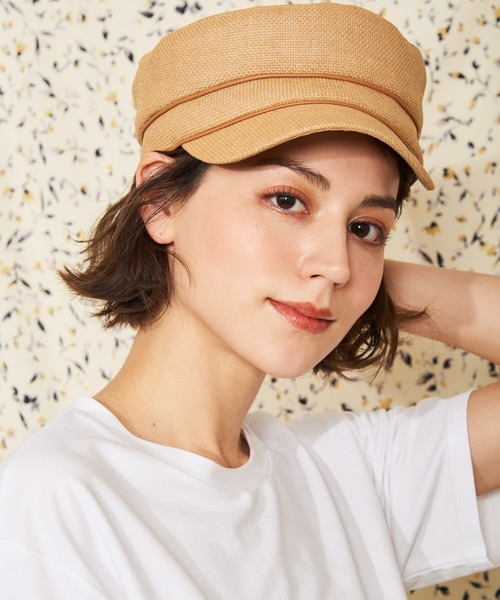 NOELA(ノエラ)の「マリンキャスケット(キャスケット・レディース・ブラック/ベージュ・フリー)」の1枚目の写真