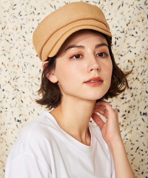 NOELA(ノエラ)の「マリンキャスケット(キャスケット・レディース・ブラック/ベージュ・フリー)」の7枚目の写真