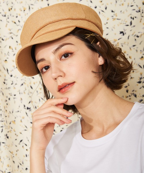 NOELA(ノエラ)の「マリンキャスケット(キャスケット・レディース・ブラック/ベージュ・フリー)」の13枚目の写真