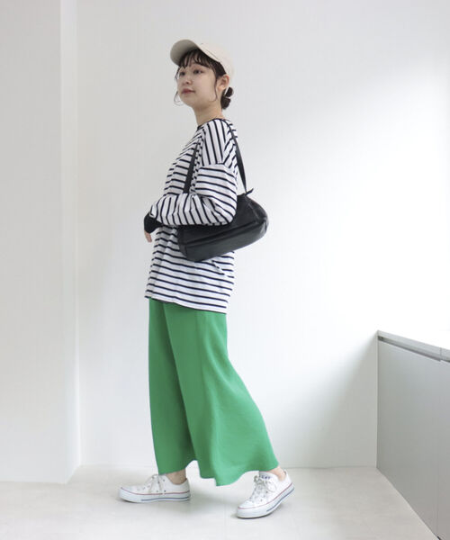 fredy emue（フレディエミュ）の「リネンライク マーメイドスカート（スカート・レディース・ブラック/ピンク/グリーン・38/36）」の12枚目の写真