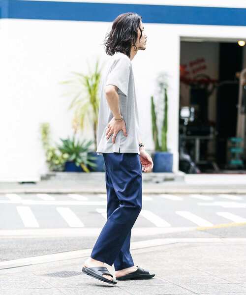 URBAN RESEARCH Sonny Label(アーバンリサーチサニーレーベル)の「『吸水速乾』『セットアップ対応』クイックドライワイドTシャツ(Tシャツ/カットソー・メンズ・ブルー系その他/グレー/グリーン/カーキ/ブラック・MEDIUM/LARGE)」の9枚目の写真