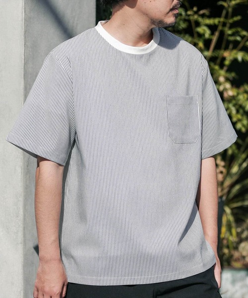 URBAN RESEARCH Sonny Label(アーバンリサーチサニーレーベル)の「『吸水速乾』『セットアップ対応』クイックドライワイドTシャツ(Tシャツ/カットソー・メンズ・ブルー系その他/グレー/グリーン/カーキ/ブラック・MEDIUM/LARGE)」の10枚目の写真