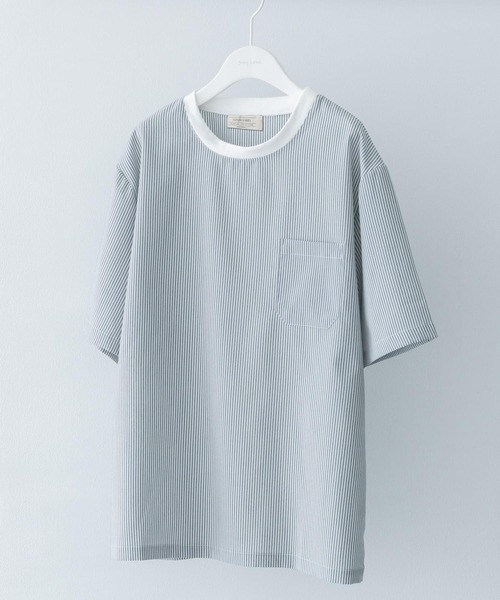 URBAN RESEARCH Sonny Label(アーバンリサーチサニーレーベル)の「『吸水速乾』『セットアップ対応』クイックドライワイドTシャツ(Tシャツ/カットソー・メンズ・ブルー系その他/グレー/グリーン/カーキ/ブラック・MEDIUM/LARGE)」の11枚目の写真