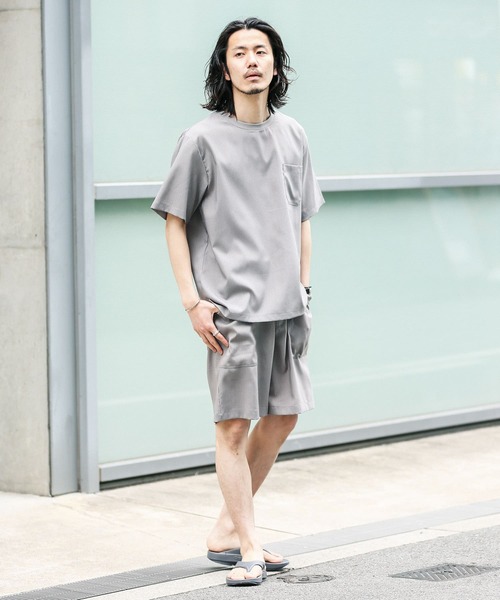 URBAN RESEARCH Sonny Label(アーバンリサーチサニーレーベル)の「『吸水速乾』『セットアップ対応』クイックドライワイドTシャツ(Tシャツ/カットソー・メンズ・ブルー系その他/グレー/グリーン/カーキ/ブラック・MEDIUM/LARGE)」の12枚目の写真