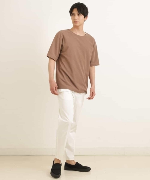 a.v.v（アーヴェヴェ）の「【S-XXL/2SET】サカリバレイヤードカットソー（アンサンブル・メンズ・ライトグレー/ピンク/ライトブルー/ネイビー/ミント/モカ・44/46/48/50/52）」の11枚目の写真