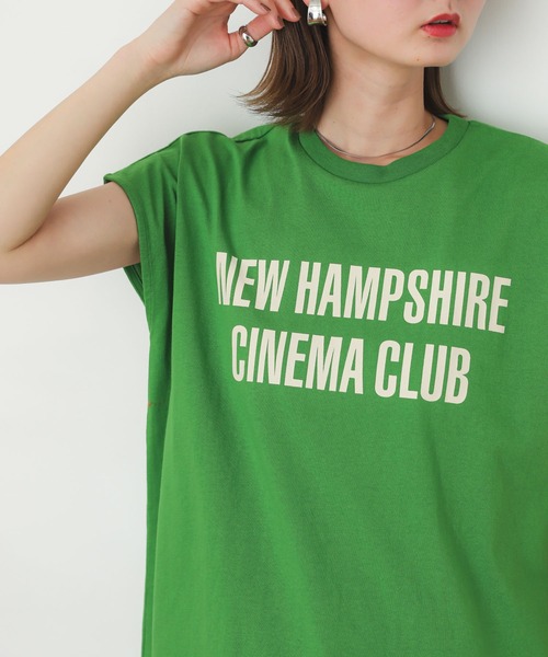 SENSE OF PLACE by URBAN RESEARCH（センスオブプレイスバイアーバンリサーチ）の「グラフィックフレンチスリーブトップ（Tシャツ/カットソー・レディース・ホワイト系その他/ブラック系その他/グリーン系その他/ピンク系その他・ONE）」の3枚目の写真