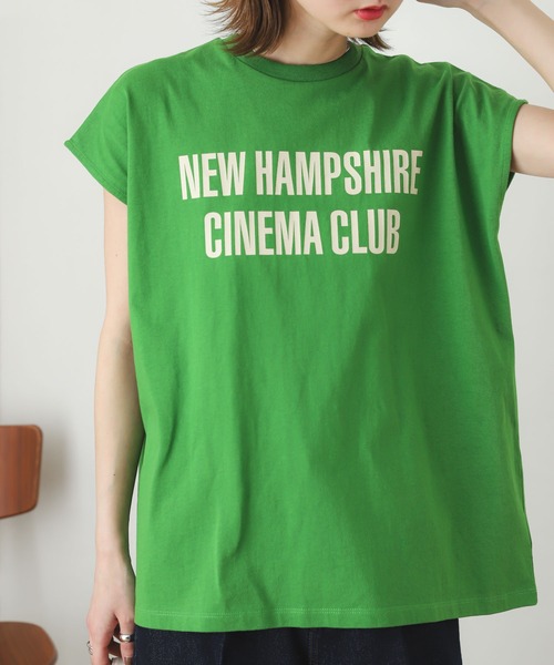 SENSE OF PLACE by URBAN RESEARCH（センスオブプレイスバイアーバンリサーチ）の「グラフィックフレンチスリーブトップ（Tシャツ/カットソー・レディース・ホワイト系その他/ブラック系その他/グリーン系その他/ピンク系その他・ONE）」の8枚目の写真