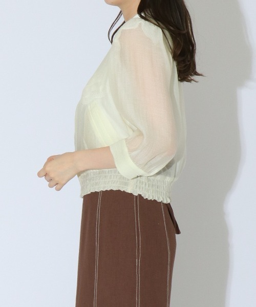 WILLSELECTION（ウィルセレクション）の「シャーリングブルゾン（ブルゾン・レディース・オフホワイト/アイボリー/ベージュ/ブラック・MEDIUM）」の7枚目の写真