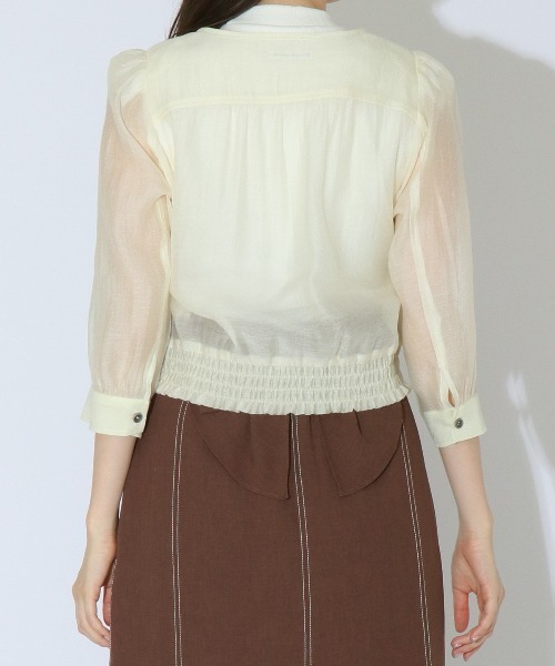 WILLSELECTION（ウィルセレクション）の「シャーリングブルゾン（ブルゾン・レディース・オフホワイト/アイボリー/ベージュ/ブラック・MEDIUM）」の8枚目の写真