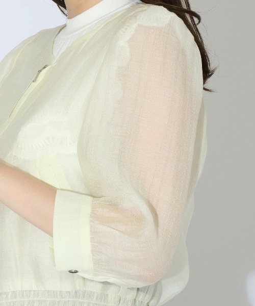 WILLSELECTION（ウィルセレクション）の「シャーリングブルゾン（ブルゾン・レディース・オフホワイト/アイボリー/ベージュ/ブラック・MEDIUM）」の10枚目の写真