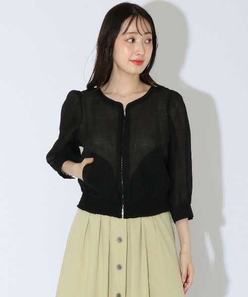 WILLSELECTION（ウィルセレクション）の「シャーリングブルゾン（ブルゾン・レディース・オフホワイト/アイボリー/ベージュ/ブラック・MEDIUM）」の17枚目の写真