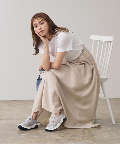 KOBE LETTUCE(コウベレタス)の「ビジュースニーカー(スニーカー・レディース・ホワイト/ライトグレー/ブラック/ネイビー/ブラック×ブラック・LL/S/M/L)」の12枚目の写真