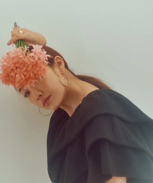 Masaco Teranishi（マサコテラニシ）の「Megumi Kanzaki×Masaco Teranishi  Ranun (ラナン) ティアードフリルワンピース（ワンピース・レディース・グリーン・38）」の3枚目の写真
