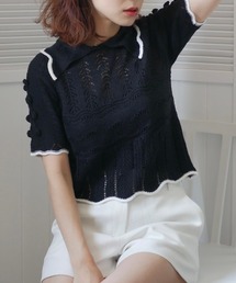 -Myme- Heart be to. | popcorn puff knit / ポップコーンパフニット(ニット/セーター)