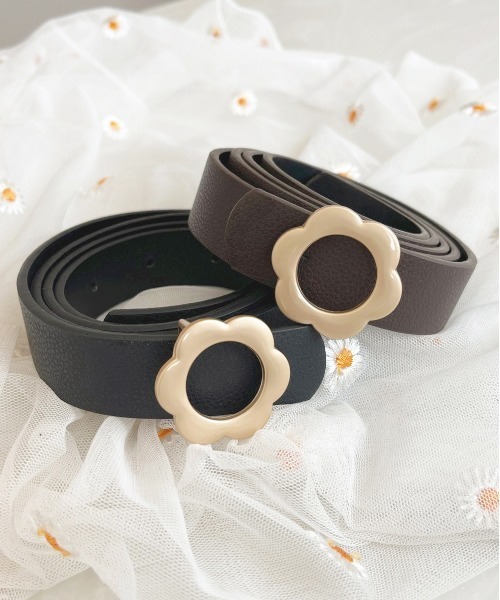 apres jour×ARIAZ】フラワーバックルベルト（ベルト）｜apres jour
