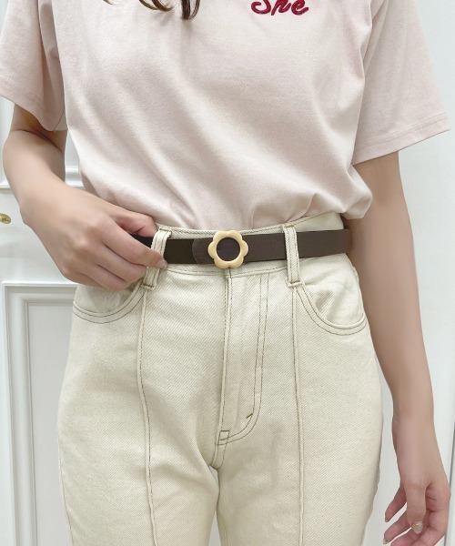 apres jour×ARIAZ】フラワーバックルベルト（ベルト）｜apres jour