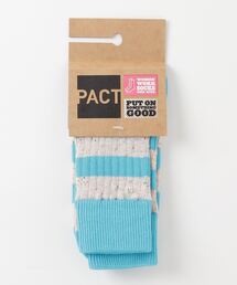 PACT（パクト）の「Women's Sky Confetti Stripe Work Sock（ソックス/靴下）」