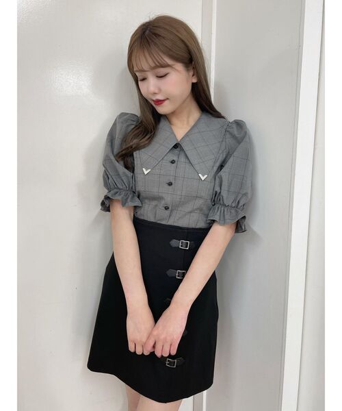 EATME（イートミー）の「BIGカラーブラウス（シャツ/ブラウス・レディース・オフホワイト/ブラック/その他1・FREE）」の15枚目の写真