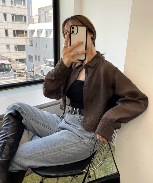 美品☆who´s who galleryダウンジャケットショート丈 SLOPPY