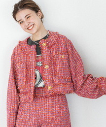 ツイードショートジャケット