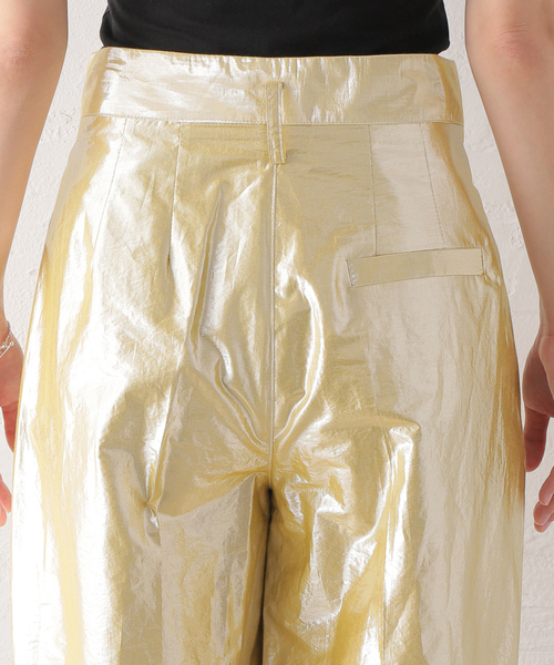 TELA（テラ）の「【TELA /テラ】ラメパンツ（その他パンツ・レディース・ゴールド・40/42）」の8枚目の写真