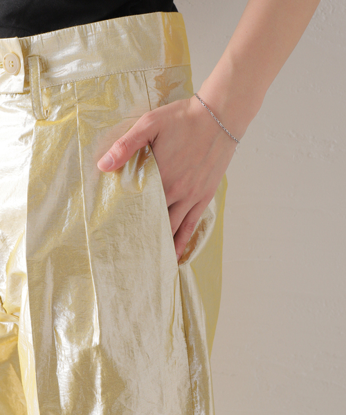 TELA（テラ）の「【TELA /テラ】ラメパンツ（その他パンツ・レディース・ゴールド・40/42）」の10枚目の写真