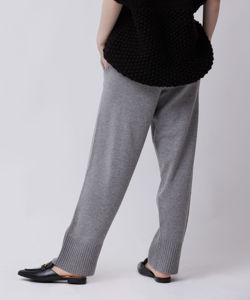 美品　IIROT　Knit Trouser　ニットパンツ　ウール　S　ホワイト 美品 IIROT Knit Trouser ニットパンツ ウール S ホワイト ハイ