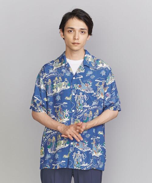 【美品】 コナベイハワイ 半袖 アロハ シャツ オープンカラー B&Y 別注 KONABAY HAWAII（コナベイハワイ）の「【別注】 ＜KONABAY