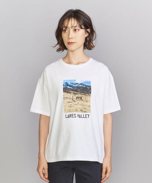 TRANSIT(トランジット)の「【別注】<TRANSIT>LARES VALLEY TEE/Tシャツ(Tシャツ/カットソー・レディース・ホワイト・FREE)」の2枚目の写真