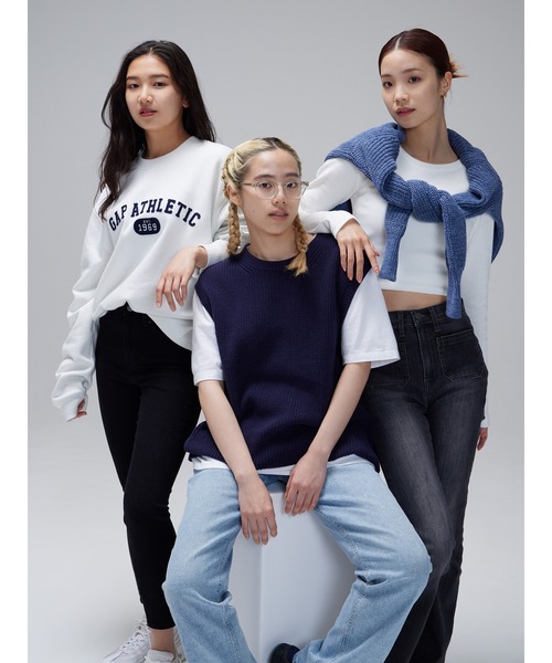 GAP（ギャップ）の「クラシック コットンリブ カーディガン（カーディガン/ボレロ・レディース・ピンク/ブルー/グリーン/その他/ブラウン・S/M/L/XS/XL/XXS）」の12枚目の写真