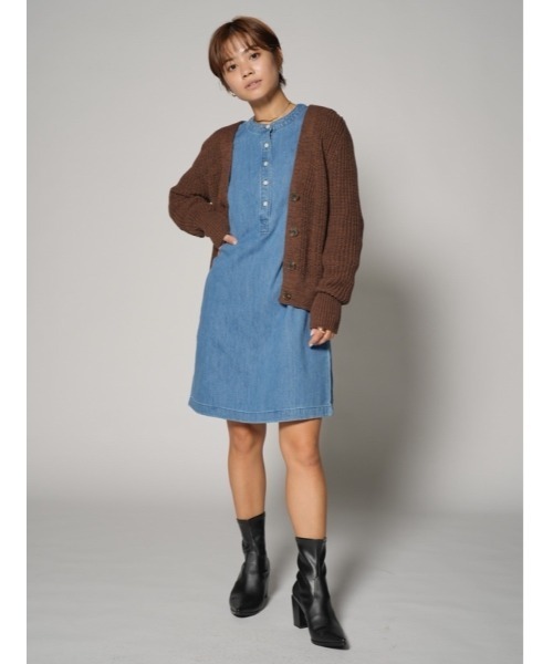 GAP（ギャップ）の「クラシック コットンリブ カーディガン（カーディガン/ボレロ・レディース・ピンク/ブルー/グリーン/その他/ブラウン・S/M/L/XS/XL/XXS）」の19枚目の写真